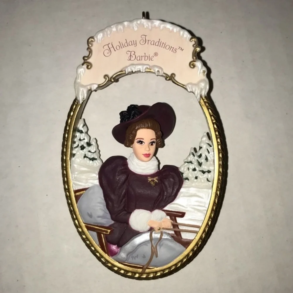 Hallmark‎ Holiday Traditions Barbie Ornament